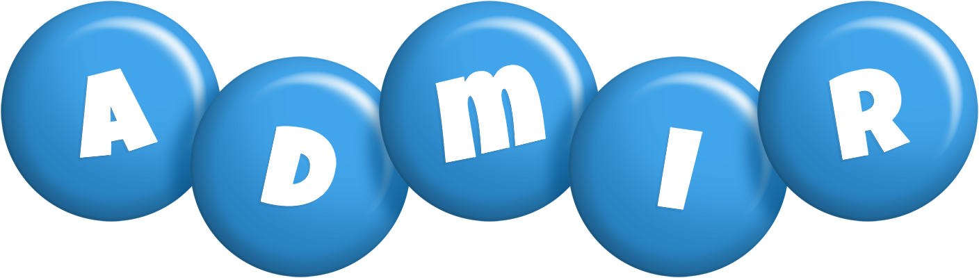 Admir candy-blue logo