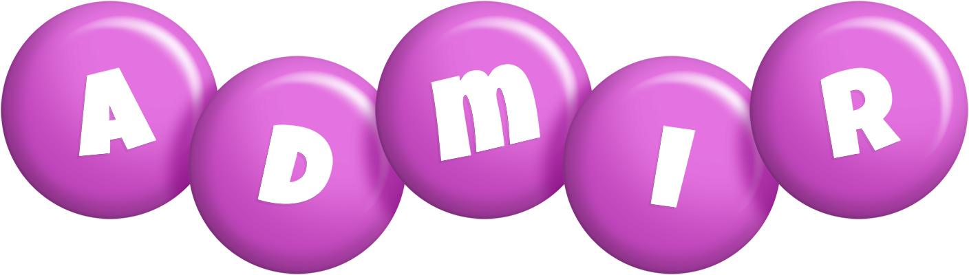 Admir candy-purple logo