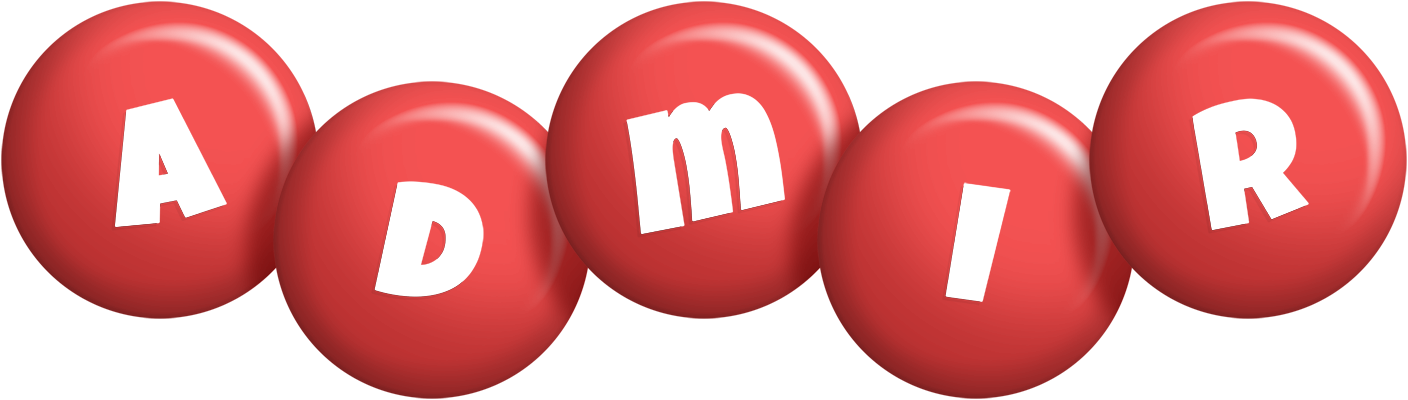 Admir candy-red logo