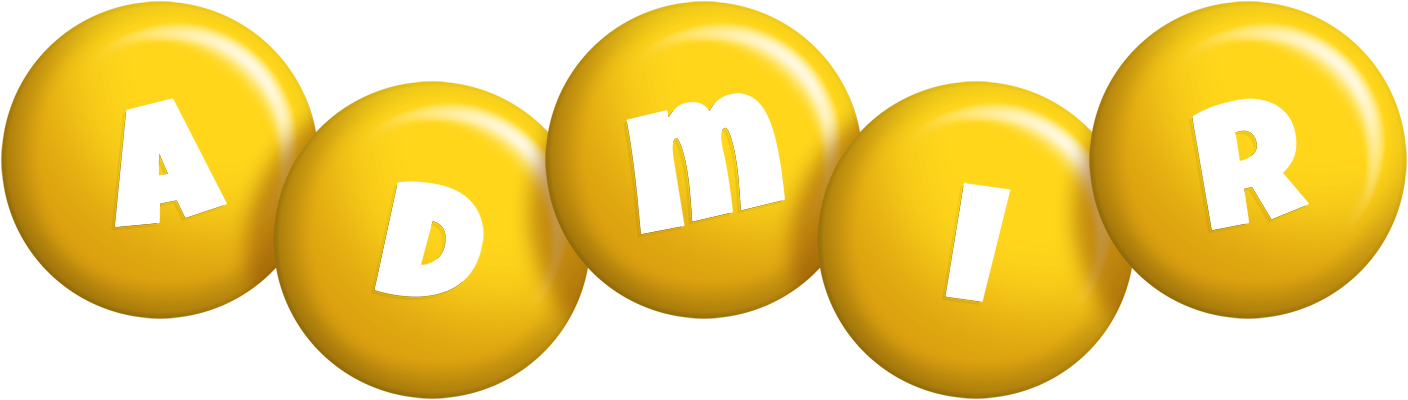 Admir candy-yellow logo
