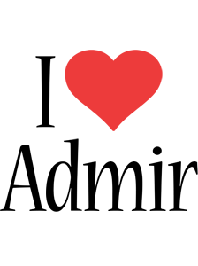 Admir i-love logo