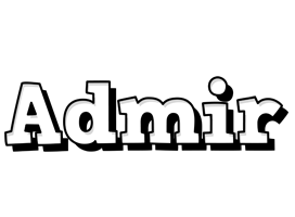 Admir snowing logo