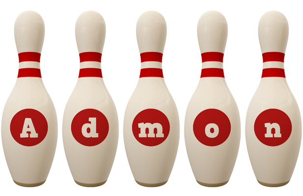 Admon bowling-pin logo