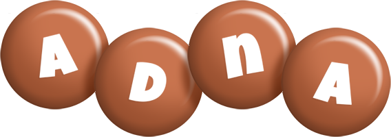 Adna candy-brown logo
