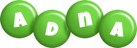 Adna candy-green logo