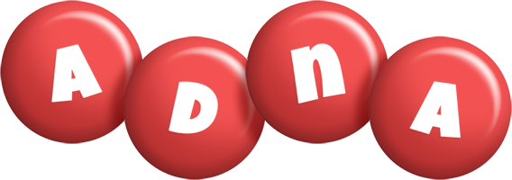 Adna candy-red logo