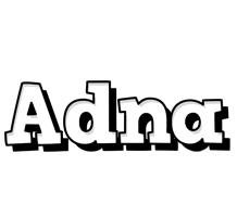 Adna snowing logo