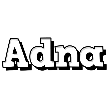 Adna snowing logo