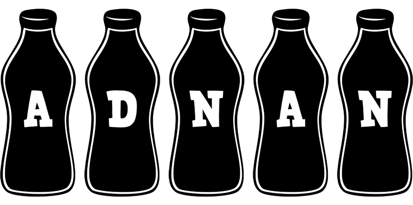 Adnan bottle logo