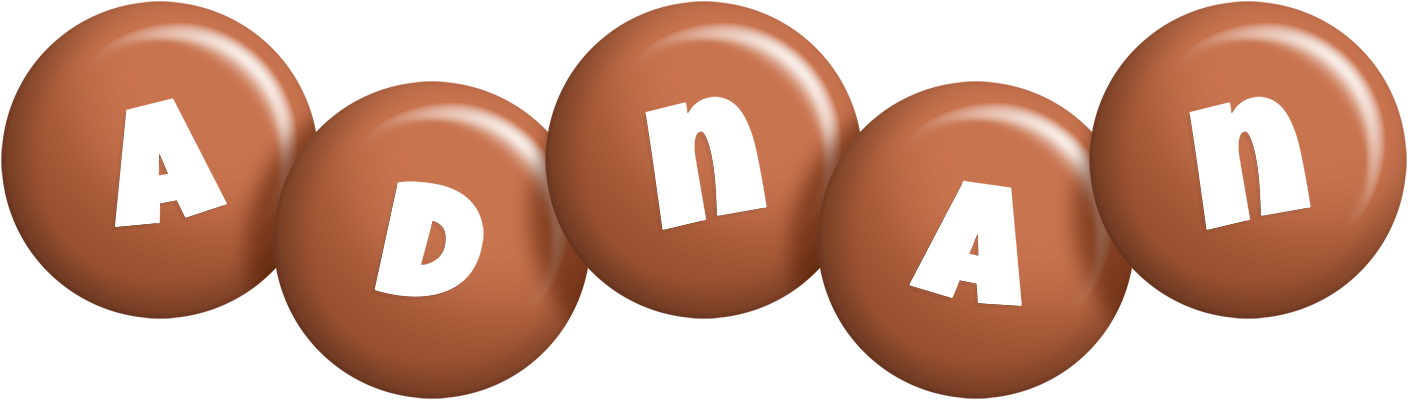 Adnan candy-brown logo
