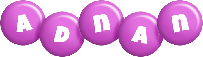 Adnan candy-purple logo