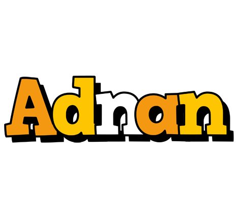 Adnan cartoon logo