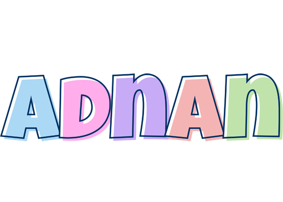 Adnan pastel logo