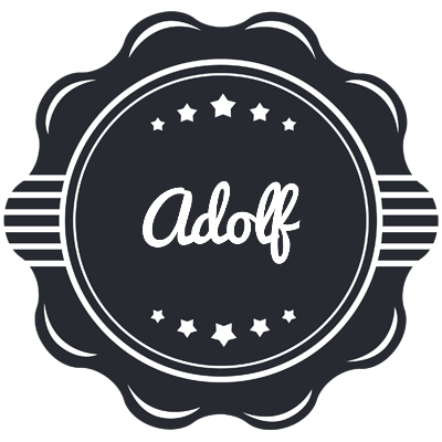 Adolf badge logo