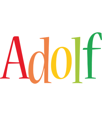 Adolf birthday logo
