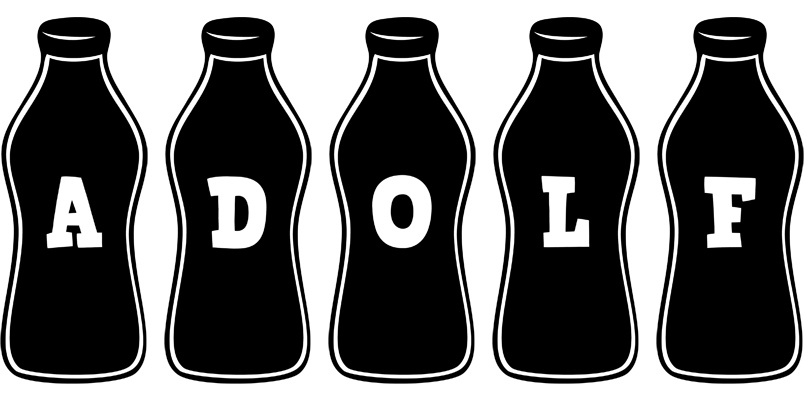 Adolf bottle logo
