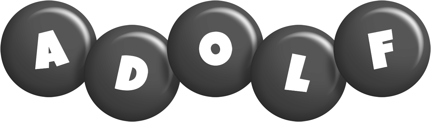 Adolf candy-black logo
