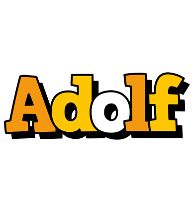 Adolf cartoon logo
