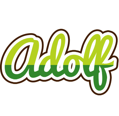 Adolf golfing logo