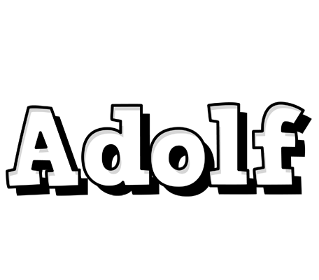 Adolf snowing logo