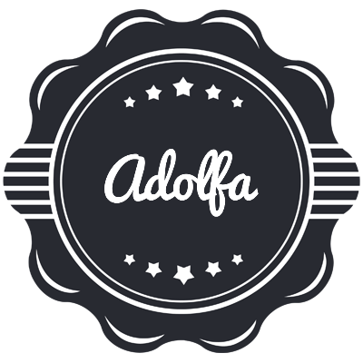 Adolfa badge logo