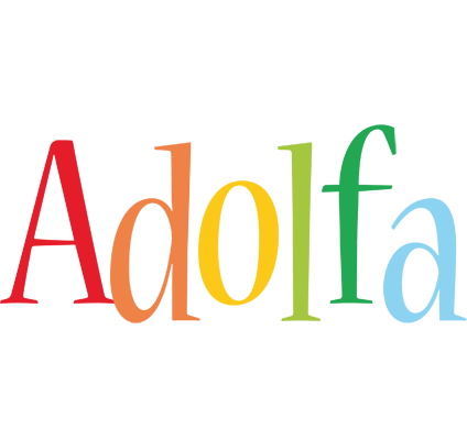 Adolfa birthday logo