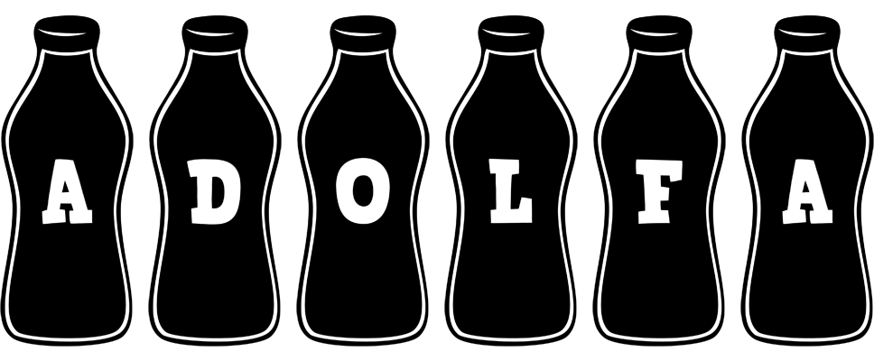 Adolfa bottle logo