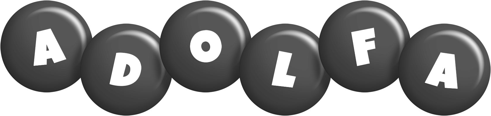 Adolfa candy-black logo