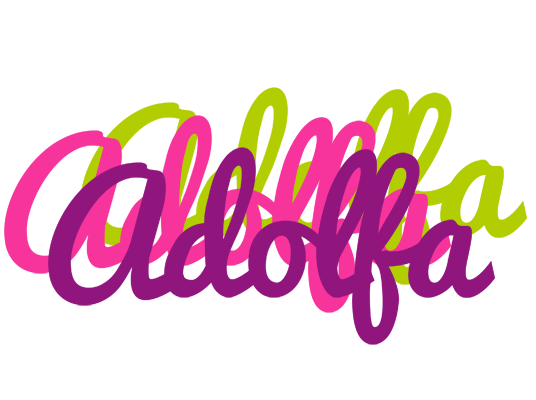 Adolfa flowers logo