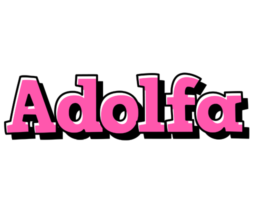 Adolfa girlish logo