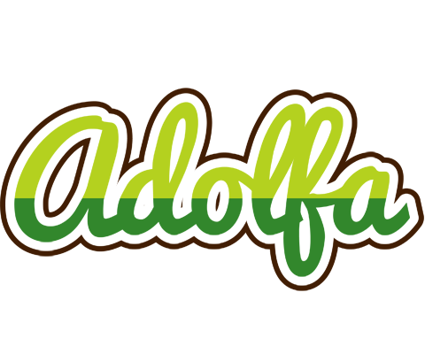 Adolfa golfing logo