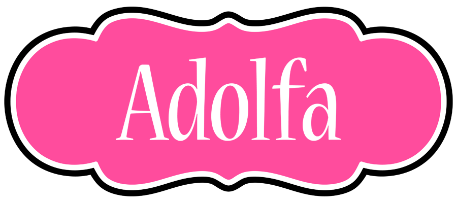 Adolfa invitation logo