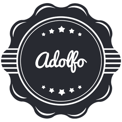 Adolfo badge logo