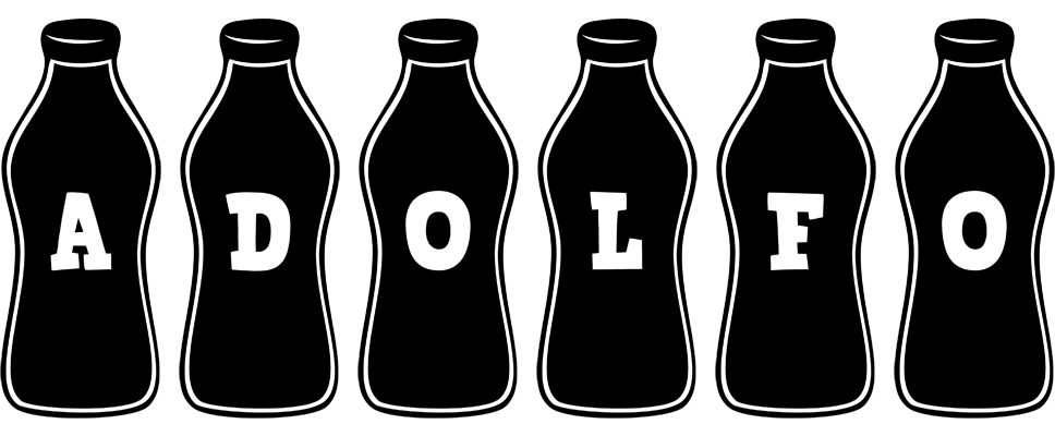 Adolfo bottle logo