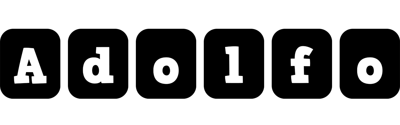 Adolfo box logo