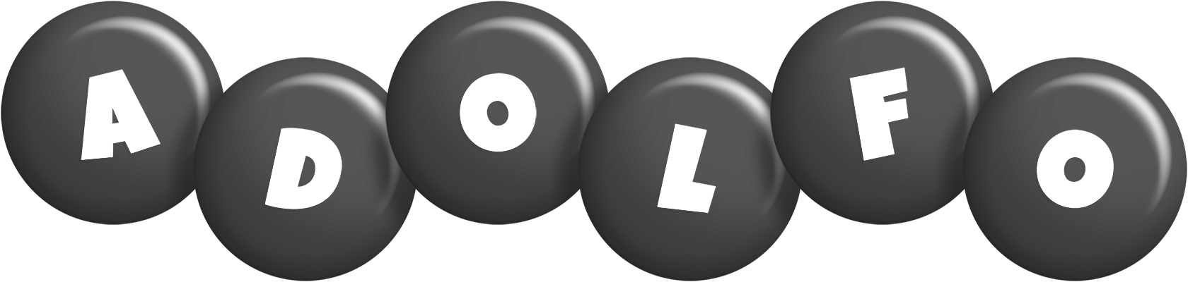 Adolfo candy-black logo