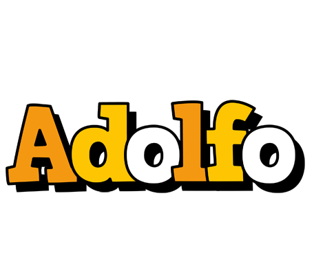Adolfo cartoon logo