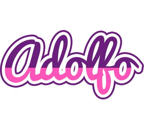 Adolfo cheerful logo