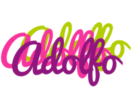 Adolfo flowers logo