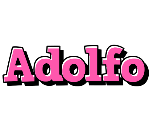 Adolfo girlish logo