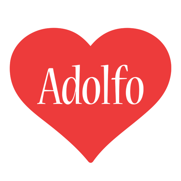 Adolfo love logo