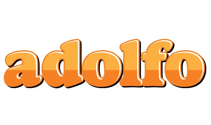 Adolfo orange logo