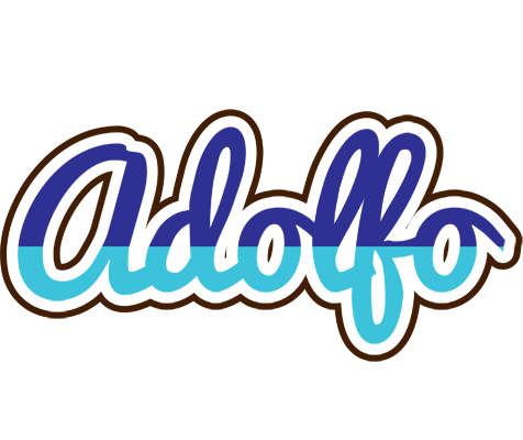 Adolfo raining logo