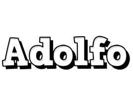 Adolfo snowing logo