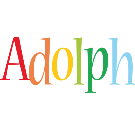 Adolph birthday logo