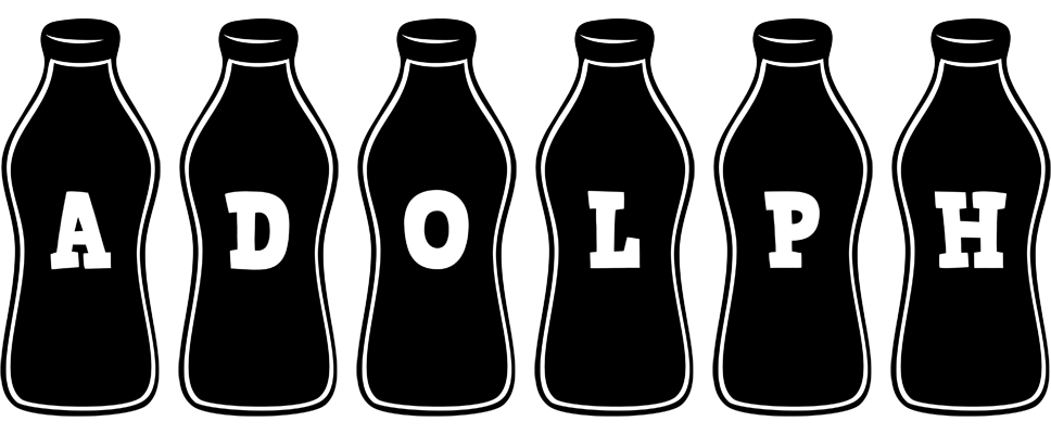 Adolph bottle logo