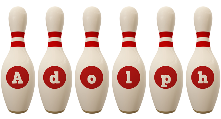 Adolph bowling-pin logo