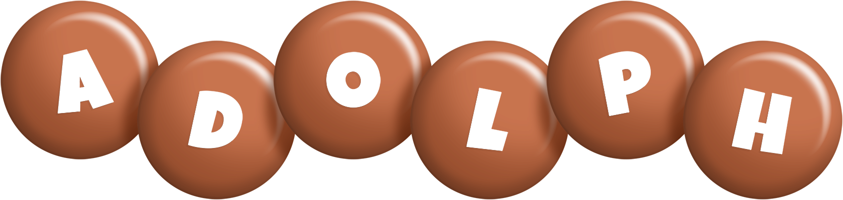 Adolph candy-brown logo