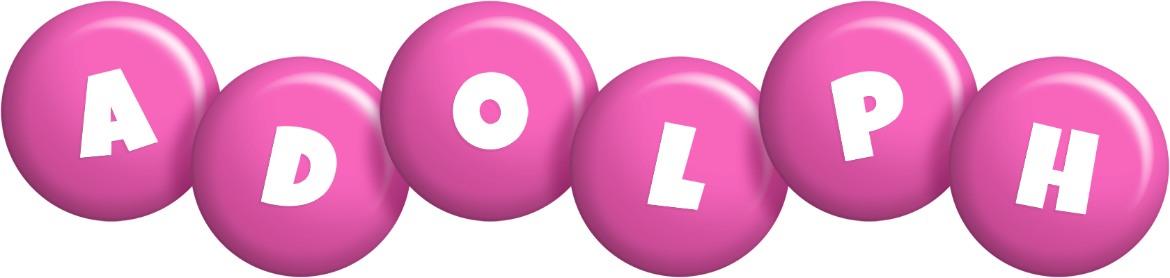 Adolph candy-pink logo