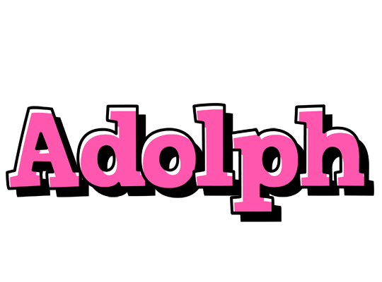 Adolph girlish logo